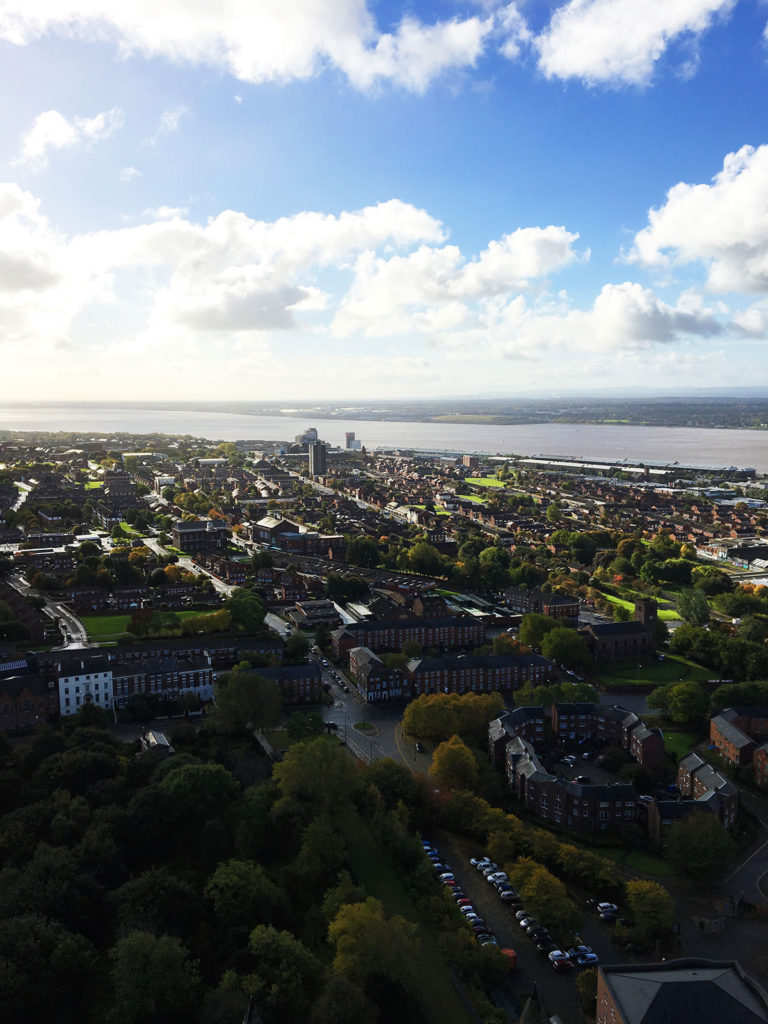 The view from Liverpool Cathedral